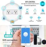 US Standard Tuya Wifi Smart Wall Plug Google Assistant Voice And Timing Control