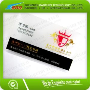China Transparent VIP Card/Printed PVC Card with White Signature Panel on sale