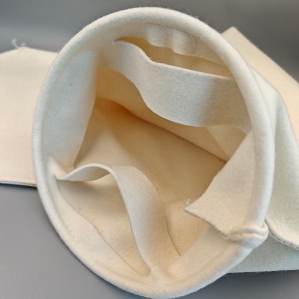 Nonwoven Needle Punched Wool Felt High Temperature Dust Collector Filter Bag