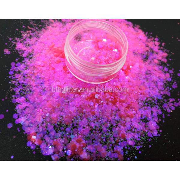 Add a Touch of Sparkle to Your Tumbler Slime with Iridescence Chunky Mixed Glitter Powder