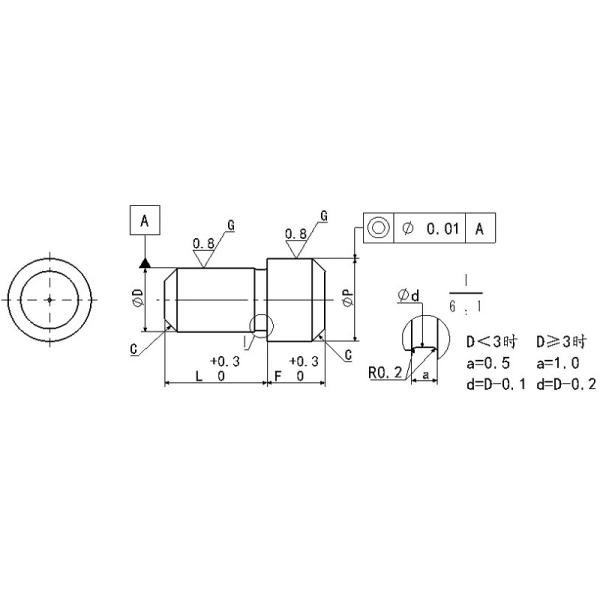 Customized SKS3 Stepped Cylindrical Dowel Pin For Industrial Automation Equipment