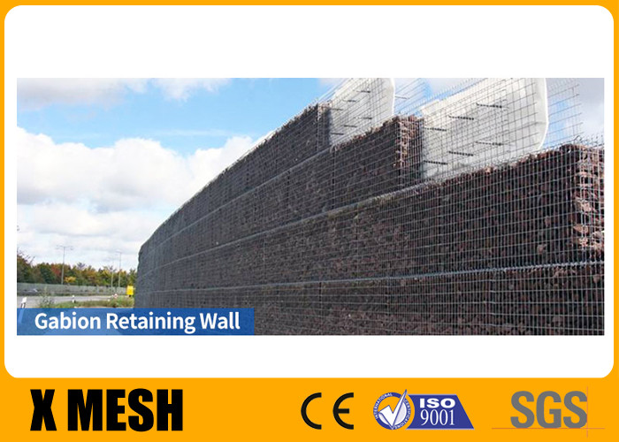 Wholesale Hot Galvanized Gabion Wire Mesh Baskets Retaining Wall Spirals / Helicals Connected from china suppliers