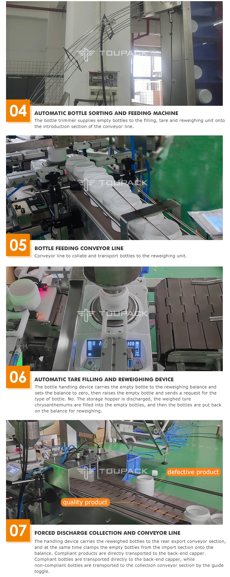 Automatic Multihead Combination Weigher Tea Coffee Bean Packaging Machine System