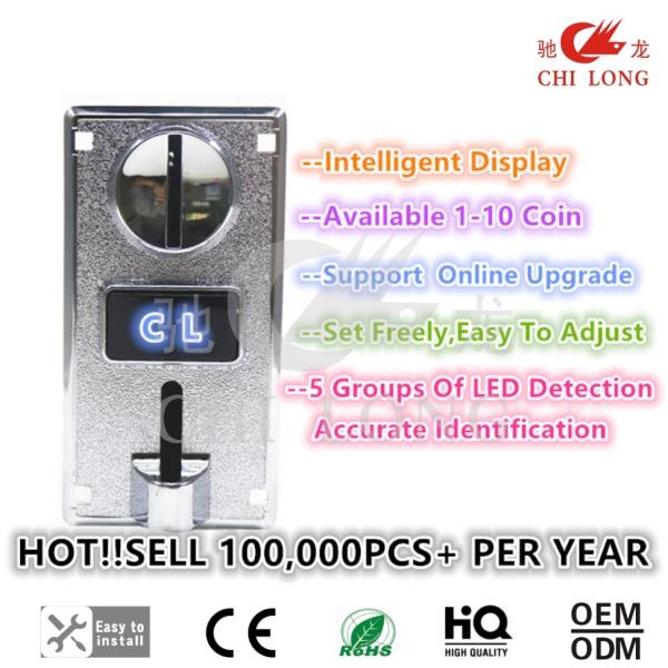 Quality Commercial Mechanical Coin Acceptor Machine For Message Chairs Easy To Use for sale
