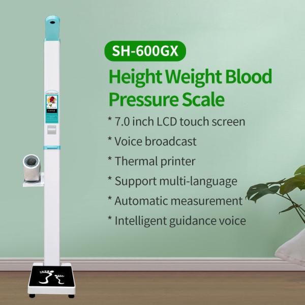 Quality BMI Weighing Scale With Height Measurement Blood Pressure Testing AC110V for sale