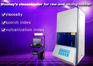 Wholesale Raw / Mixing Rubber Mooney Viscometer , Intelligent Temperature Control Viscosity Meter from china suppliers