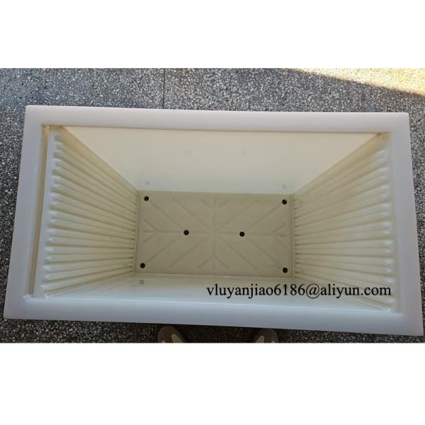 White PP Small Electroplating Tank For Electroplating Industry