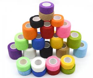 China Medical Elastic Adhesive Bandage Non Woven Fabric Multiple Color Customized Pattern on sale
