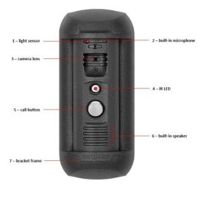 China Waterproof IP66 Sip IP Video Intercom Video Wireless Doorbell Camera on sale