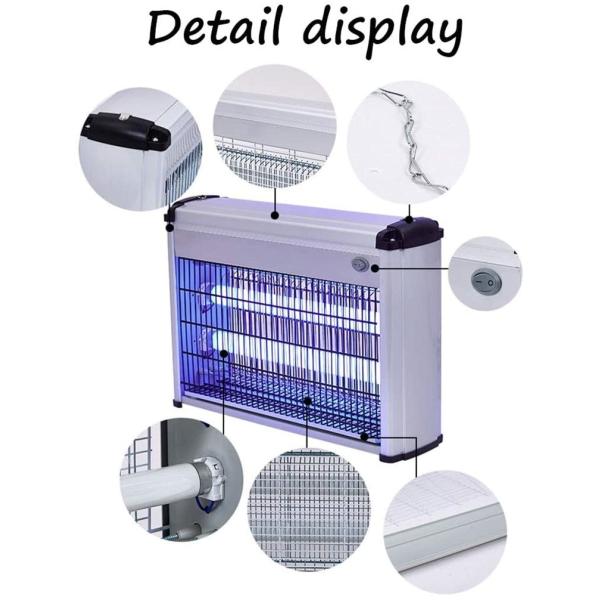 JZ Customized 30W UVA Light Indoor Fly Moth Killing Lamp Pest Control Trap Electric Mosquito Repellent Lamp