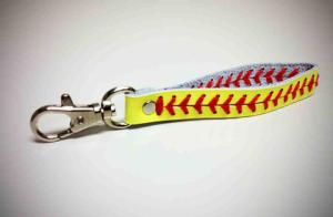 Wholesale softball keychain,fastpitch softball accessories softball seam keychains from china suppliers