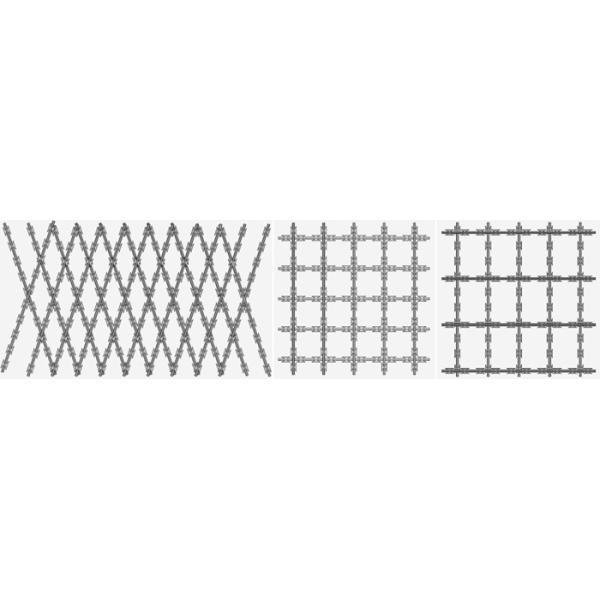 75 × 150mm High Security Welded Razor Mesh Fence