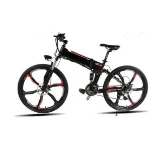 China 7 Speed 500w Folding Electric City Bike With Luggage Trunk on sale