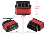 Mini Elm327 wireless Obd2 Scanner Wifi Android IOS EOBd protocol after year 1996