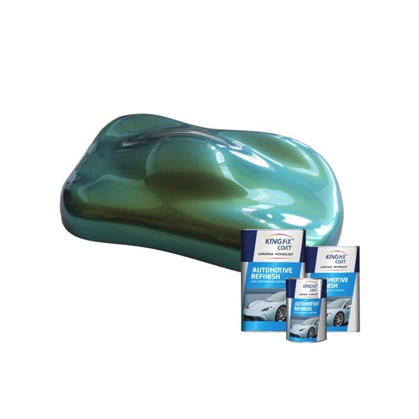 Acrylic Base Chameleon Green Car Paint Oil Based Metallic Color Car Paint