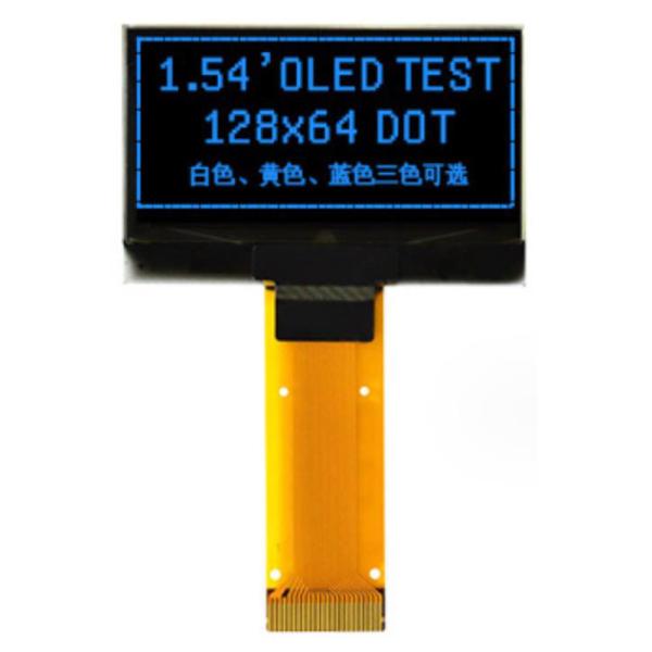 1.54 inch OLED SSD1309 Monochrome Display with Parallel and 4-Wire SPI Interfaces