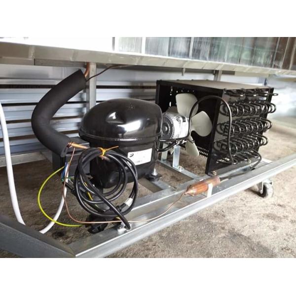 Straight - cooling automatic frost refrigerating frozen preservation horizontal island cabinet