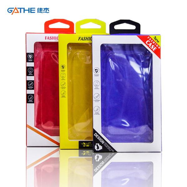 Quality Customize Pantone Mobile Case Packaging Box Transparent Display for sale