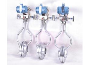 China Stainless Steel Pipe High Pressure Air Flow Meter , Integration Orifice Flowmeter on sale