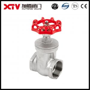 China Stainless Steel NPT/BSPT/BSPP Non Rising Thread Water Gate Valve on sale