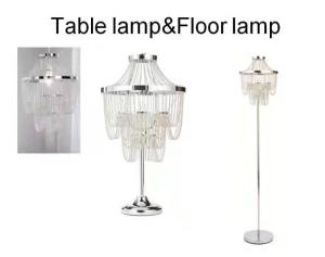 Crystal Bead Simple Modern Table Lamp With E26 27 E12 E14 Socket