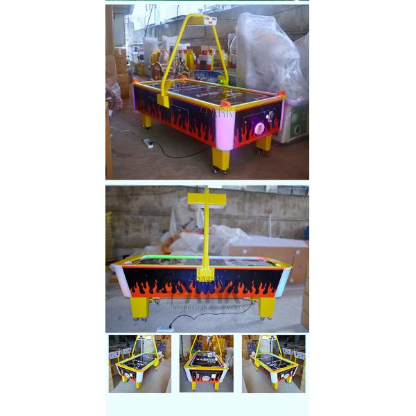 Fiberglass Arcade Star Air Hockey , Coin Operated Amusement Table Game