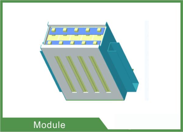 Quality Safety Lithium Ion Battery Module With Prismatic ABS / Metal Case for sale