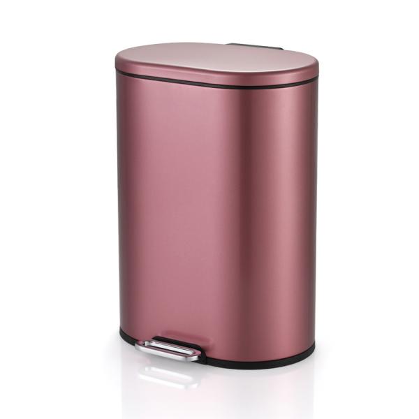 Smudge Resistant 12L Stainless Steel Step Trash Can