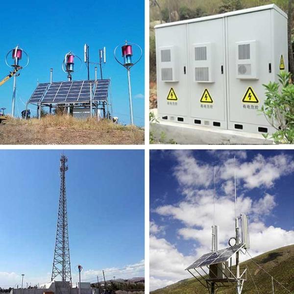 Compact Off Grid Lithium Battery / Solar Wind Hybrid System Off Grid Solar Lithium Battery