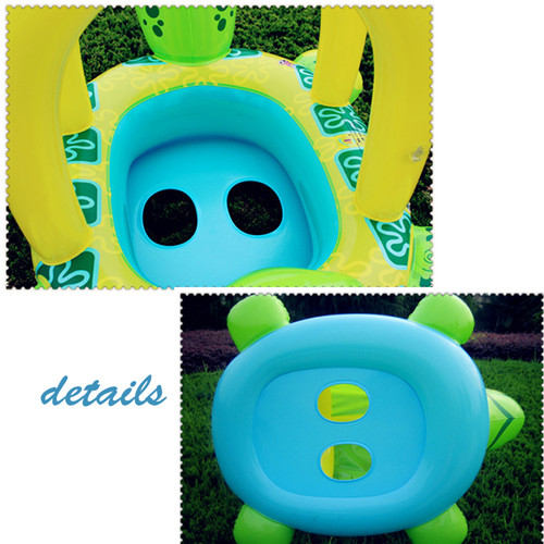 Tortoise Inflatable Swimming Pools Accessories Baby Plastic Kids Children Toddler Baby Seat Float for 0-3years