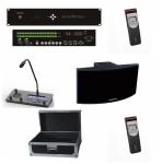 Black Wireless Interpretation System Infrared Radiator Unit Simultaneous