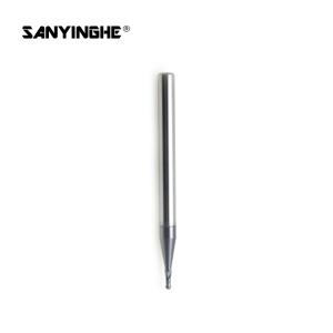 4 Flute Round Spherical Ball End Mill Carbide Indexable Cutter CNC Router Bits