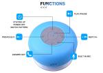 Water Resistant Mini Wireless Bluetooth Speaker / Mini Bluetooth Shower Speaker