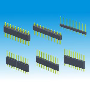 Wholesale 0.8*1.2mm Straight Dual Row Header Connector , Right Angle Smt Pin Header from china suppliers