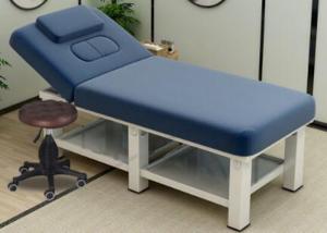 Wholesale PU Leather Massage Beauty Couch Portable , Wooden Massage Bed from china suppliers