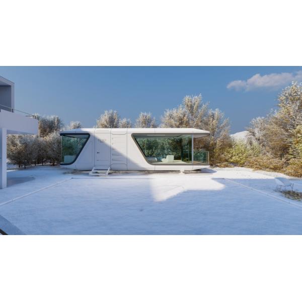 Low Cost Space Cabin With Blcony Prefabricated Movable Cabin Space Cabin Prefabricated Space Cabin