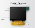 Polcd 2.31 Inch 320x240 Resolution 8080 MCU interface ILI9342C Colour LCD