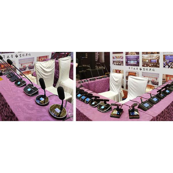 HUAIN Meeting Discussion Table Wired Digital Conferencing Daisy Chain Conference System Delegate Unit Microphone