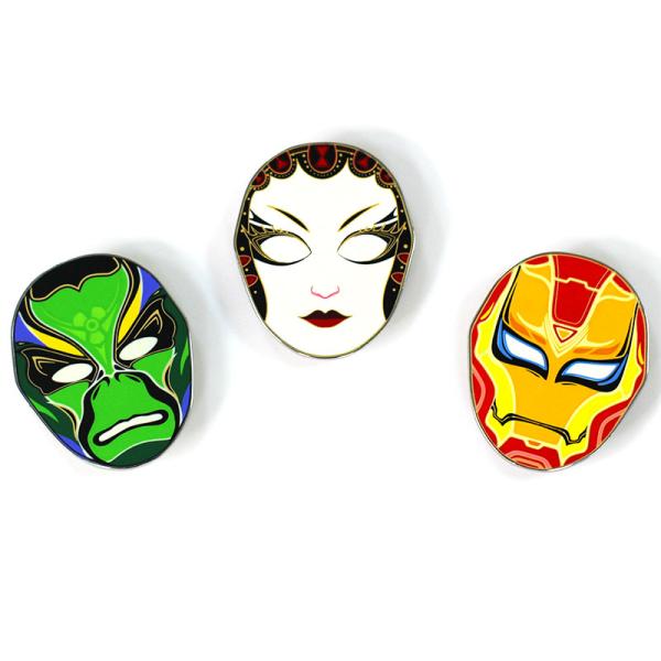 Promotional Business Gifts Manufacturer Custom Metal Pins Hard Enamel Pins 3D Design Zinc Alloy Lapel Custom Pins with Magnetic