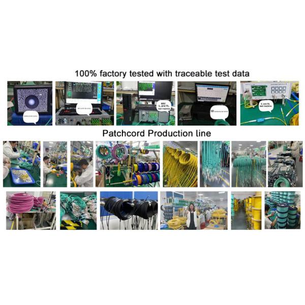 High Speed E2000 Duplex Simplex Fiber Optic Patch Cords APC UPC LSZH Fiber Patch Cord