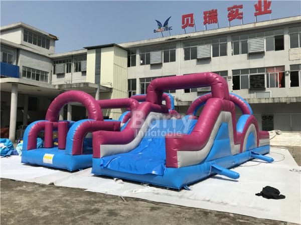 Quality 0.5mm PVC Material Customized Giant Inflatable Obstacle Course Combo for sale