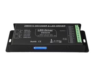 Wholesale 12-24V 6A*6CH PWM 6 Channel DMX Controller For LED Fixture Dipswitch Addessing from china suppliers