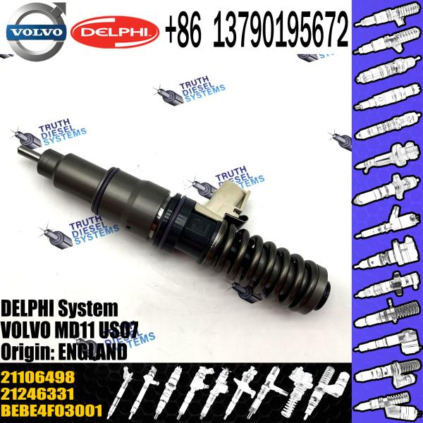 Direct Sale Diesel Fuel Injector 21246331 21106498 BEBE4F03001 For VOL MD11 US07