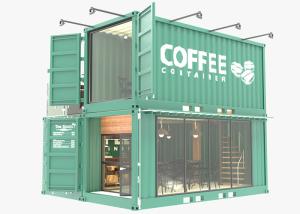 China Topshaw Customized Design Container Mobile Restaurant Container Cafe Design on sale