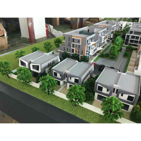 Acrylic Plastic Architecture House Model For Townhouse Displaying 1 / 100 Scale