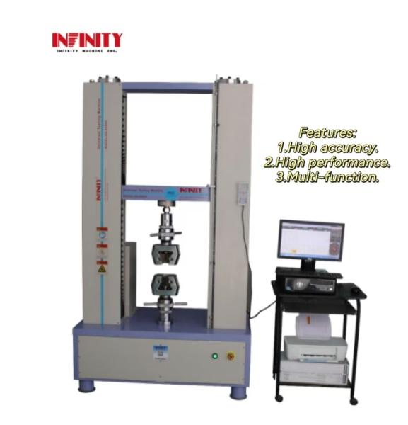 Double Column 300KN Easy Operation Servo Controlled Universal Tensile Testing