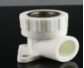 PPR fitting wall elbow with plate