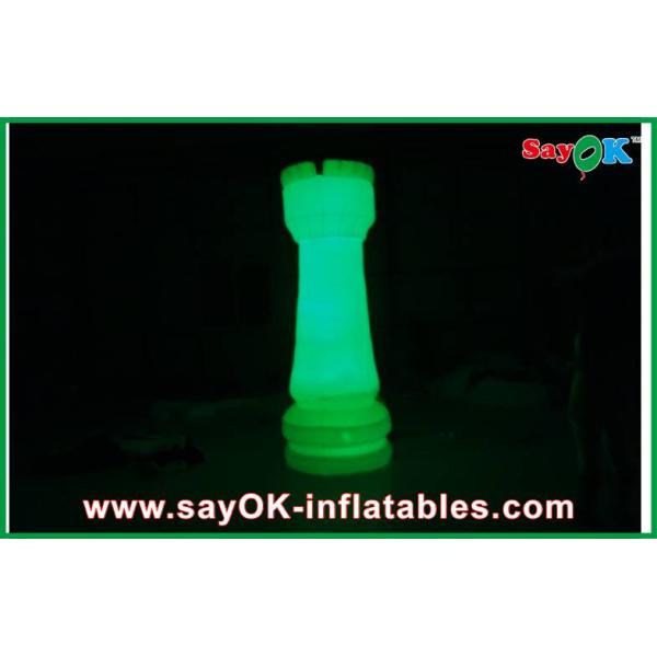 DIa 2m Inflatable Pillar Lighting Decoration With 16 Different Colors