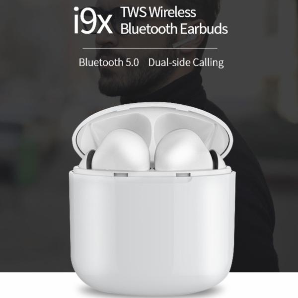 I9X Tws Bluetooth 5.0 Wireless Earphone Sport Headphones Handsfree Earbud Headset Earphones for Phone Pk I10 I12 I7s I9s I14 I20