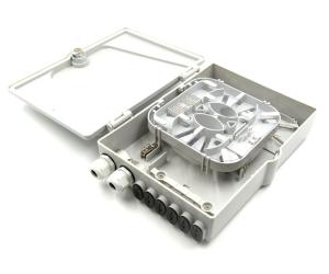 China Frog Wall Mount Termination Box , 12 Fiber Ftth Termination Box For Networking Devices on sale